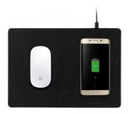 DeskCharge Pro – Mouse Pad 2 en 1 con estación de carga Inalámbrica Qi